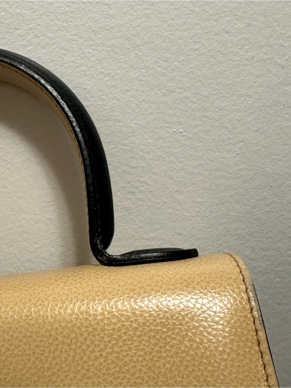Vintage Coach Madison Gracie 4413 Butter Black Leather Bag Made in Italy - Picture 15 of 16